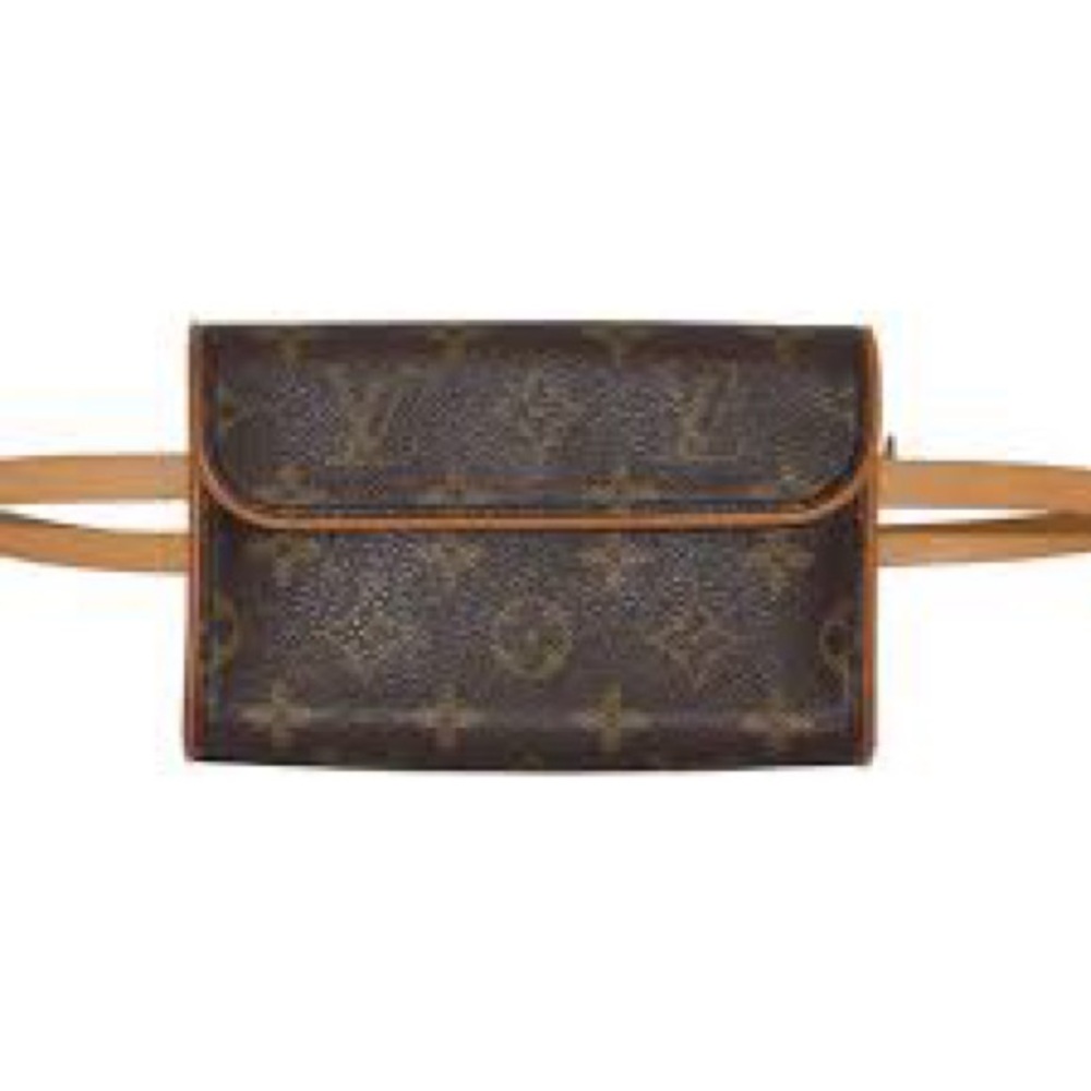 SOLD❤️ LOUIS VUITTON Pochette Florentine Monogram Bum/ Belt Bag Fanny Pack + COA - Picture 2 of 16